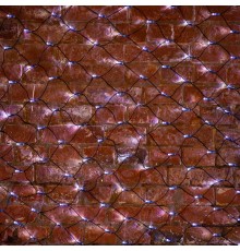 Гирлянда "Сеть" 2х1,5м, черный ПВХ, 288 LED Белые  215-021  NEON-NIGHT