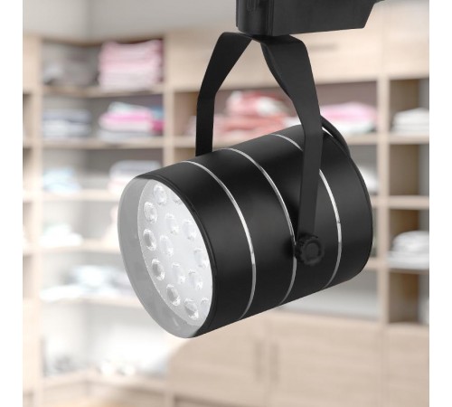 Светильник светодиодный трековый однофазный TR3 - 18 BK 18Вт черный SMD (10/160)  Б0032111  ЭРА