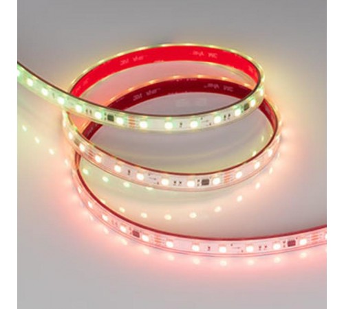 Светодиодная лента герметичная SPI-PS-B60-12mm 24V RGB-PX6-BPT (12 W/m, IP67, 5060, 5m) (Arlight, бегущий огонь)  039181  Arlight