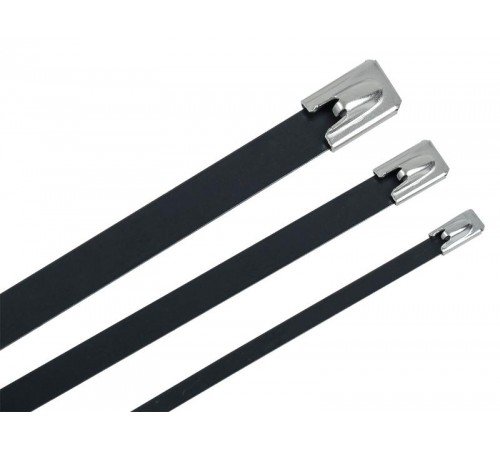 Хомут стальной ХСт 12,0х300мм с пол. покр. (100шт/упак)  UHS11-012-300-100  IEK