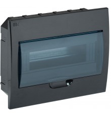 Корпус пластиковый встраиваемый на 12 модулей ЩРВ-П-12 IP41 черный KREPTA 3  MKP12-V-12-41-K02  IEK