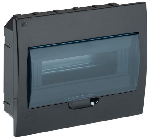 Корпус пластиковый встраиваемый на 12 модулей ЩРВ-П-12 IP41 черный KREPTA 3  MKP12-V-12-41-K02  IEK