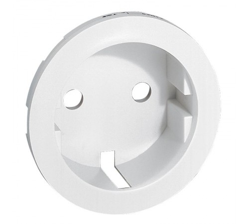 Celiane Белый Накладка Розетки с/з, для винт и безвинт зажимов (мех 67153, 67161)  068131  Legrand