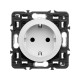 Celiane Мех Розетка с/з с защ. штор., безвинт зажим 2 мод (для накл.68131,68431,66227,64927)  067153  Legrand