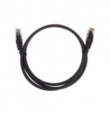 Патч-корд U/UTP CAT 6, RJ45-RJ45, 26AWG, LSZH, черный, 1м REXANT  02-0292-1  REXANT
