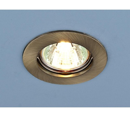 Светильник точечный встраиваемый 863 MR16 SB бронза  a030071  Elektrostandard