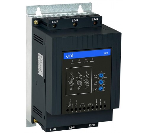 УПП SFB 3Ф 380В 55кВт 110А Uупр 110-220В Modbus с выкл.  SFB-33-55-A-11  ONI