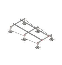 Опорная конструкция для установки оборудования TECHNORAPTOR STEELFOOT 1500х3000 тип 1  KM-TR-STF-SSEI-1500-3000-1  КМ - профиль