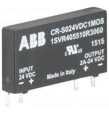 Оптопара CR-S024VDC1MOS (вход: 24В DC, выход: 2A; 24В DC) для монтажа в цоколь CR-S  1SVR405510R3060  ABB