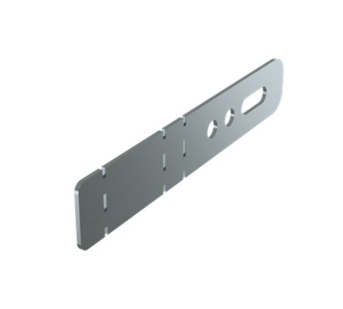 Держатель двускатной крышки, цинк-ламельный (аналог горячеоцинкованный)  UKH500HDZL  DKC