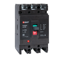 Выключатель автоматический LS125 18кА 3P 25А ProPact  mccb-125-18-3-25-ls  EKF