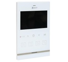 Видеодомофон IPV-01 бел. 4''TFT 4пр. 2 канала IP20 EKF  int-ipv-01  EKF