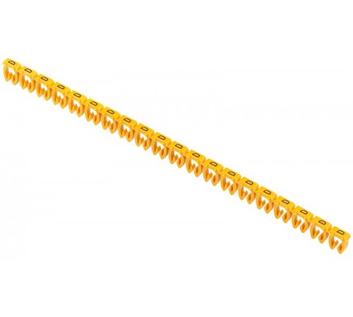 Маркер откр. тип KE 4-6мм2 символ "D" (200шт/упак)   UMK-KE3-D  IEK