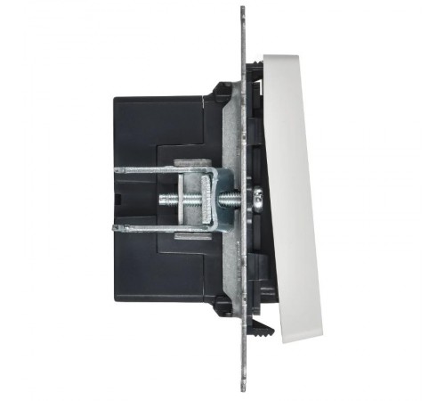 BRITE Кнопка звонка с индикацией для отелей 10А ВС10-1-9-БрАБ арктический белый   BR-V14-2-10-K91  IEK