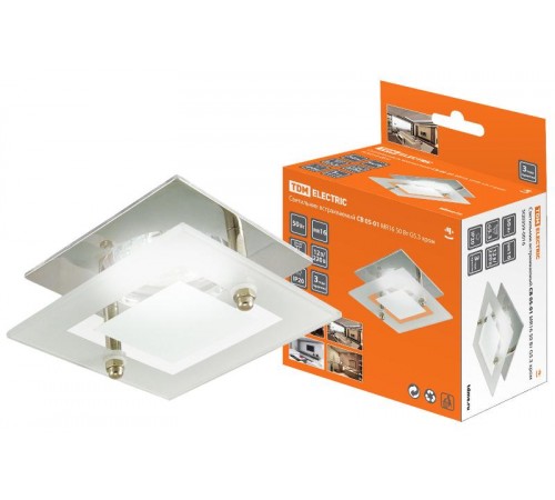 Светильник точечный встраиваемый под лампу СВ 05-01 MR16 50Вт G5.3 хром  SQ0359-0016  TDM