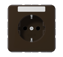 Штепсельная розетка SCHUKO 16A 250V~ с полем для надписи CD1520BFNABR Jung