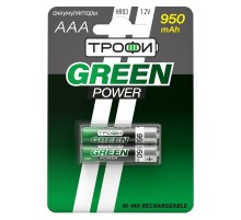 Аккумулятор HR03-2BL 950 mAh (20/240/17280) (AAA)   C0032097  ТРОФИ