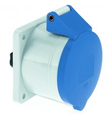 Розетка встраиваемая 16A 3р(2P+PE) 6h 230V IP44 фланец 75х75 13001 I 13001-Bals I Bals