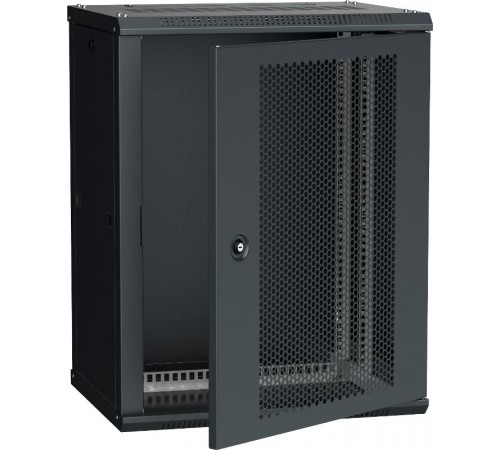 Шкаф LINEA W 18U 600x450 мм дверь перфорированная, RAL9005  LWR5-18U64-PF  ITK