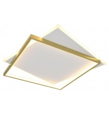 Светильник потолочный светодиодный  Модерн Lima CLL-1-82-RC WH+GD с ДУ 82W 3000-6500К белый/золото  Б0069755  ЭРА