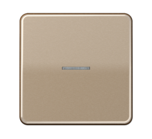 Клавиша для KNX кнопки, 1 группа с окошком; металл; золотая бронза  CD101KO5GB  Jung