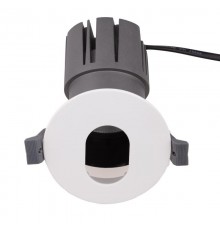 Светильник встраиваемый поворотный Horeca Dark Light с антиослепляющим эффектом 12 Вт 4000 К Oval LED WHITE  615-1004  Rexant