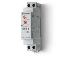 Модульный электронный лестничный таймер 1-функциональный; 1NO 16A; 3- или 4-проводная схема; питание 230В АC  147182300000  Finder