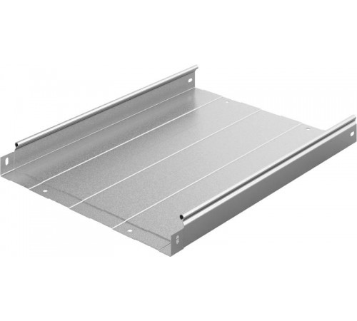 Металлический лоток неперфорированный 400х50х3000, толщ. 1,0 мм, гор. цинк, 313450  ЛНМЗТ-400х50х3000-1,0-ГЦ   Ostec