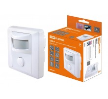 Датчик движения ДДВ-01 600Вт, 5-480с, 9м, 10+Лк, 120гр, IP20,  SQ0324-0011  TDM