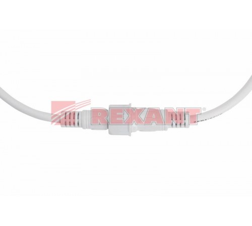 Соединительный кабель (5pin) герметичный (IP67) 5х0.5 мм 300 V белый  11-9450  REXANT