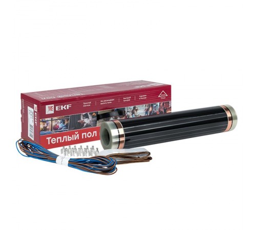 Инфракрасный пленочный теплый пол 1540Вт 7м2 ширина 0,5 метра  Ik-220-1540/0,5-7  EKF