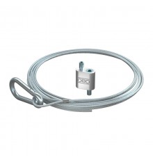 Подвес тросовый QWT SK 3 1M G с карабином и фиксатором, 3,0х1000 мм ( QWT SK 3 1M G )  1450830  OBO Bettermann