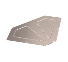 Крышка угла горизонтального 90 градусов Стандарт INOX (AISI 409) 500  PR16.3581  Промрукав