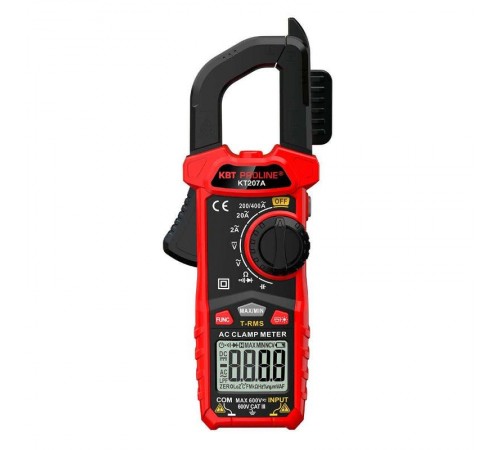 Токовые клещи цифровые KT 207A серия PROLINE  91919  КВТ