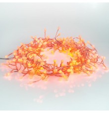 Гирлянда Мишура LED 6 м прозрачный ПВХ, 576 диодов, цвет красный  303-612  NEON-NIGHT