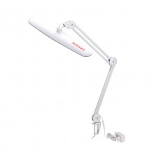 Настольная бестеневая лампа на струбцине , 117 LED, Blue Stream, 4 уровня яркости, белая  31-0409  REXANT