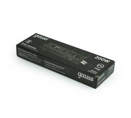 Блок питания 200W 24V IP66 1/15  202022400  Gauss