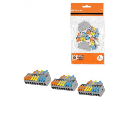 Клемма разветвительная СКР-439 (4 мм2) (5 шт/упак)  SQ0527-0316  TDM