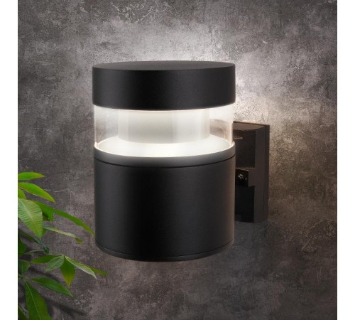 Светильник светодиодный, наружной установки, черный, 220В, 11Вт, 4000К, IP65    1530 TECHNO LED  a052244  Elektrostandard 