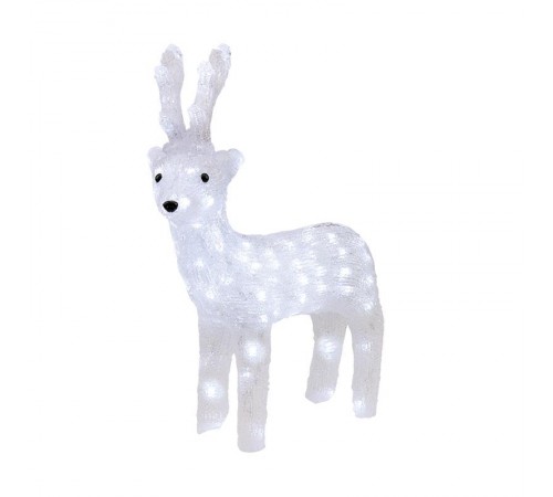 Акриловая светодиодная фигура "Северный олень" 45 см, 100 светодиодов, IP44 понижающий трансформатор в комплекте,  513-270  NEON-NIGHT