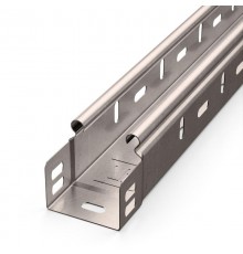 Лоток перфорированный Стандарт INOX (AISI 409) 50х50х3000 (0,7 мм) (36 м/уп)  PR16.2428  Промрукав