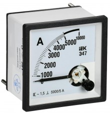 Амперметр Э47 5000/5А кл. точн. 1,5 72х72мм  IPA10-6-5000-E  IEK