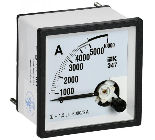 Амперметр Э47 5000/5А кл. точн. 1,5 72х72мм  IPA10-6-5000-E  IEK