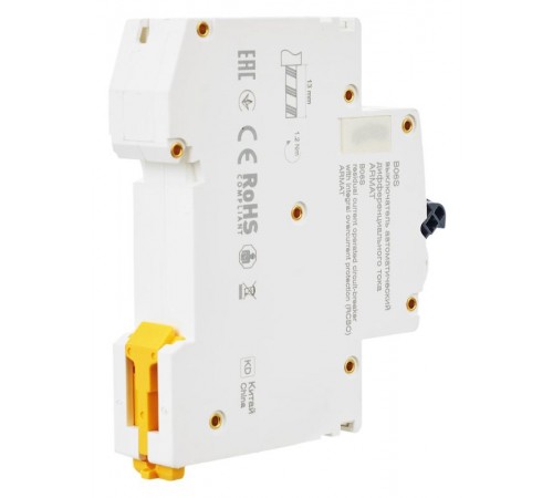 Выключатель автоматический дифференциального тока АВДТ B06S 1P+NP C20 30мА тип AC (18мм) ARMAT IEK  AR-B06S-1N-C20C030  IEK