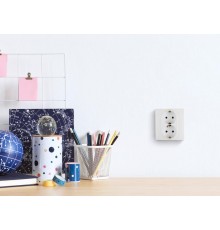 Розетка двойная с заземлением - Legrand Inspiria - со шторками в сборе 16А 250В безвинтовые зажимы - белый  673755  Legrand