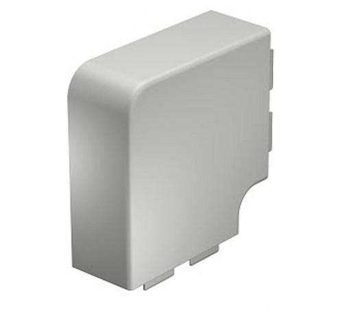 Крышка плоского угла кабельного канала WDK 60x130 мм (ПВХ,светло-серый) (WDK HF60130LGR)  6183433  OBO Bettermann