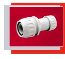 RS Переходник "армированная труба-жесткая труба" D25мм (1уп = 50шт)  43825-50  Ecoplast