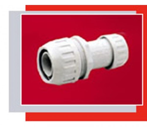 RS Переходник "армированная труба-жесткая труба" D25мм (1уп = 50шт)  43825-50  Ecoplast