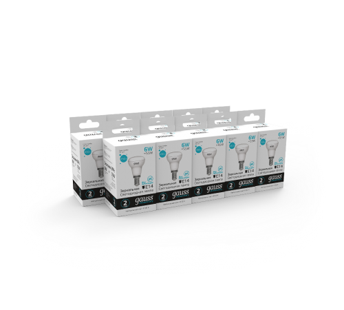 Лампа светодиодная Elementary R50 6W 450lm 4100K Е14 LED 1/10/50  63126  Gauss