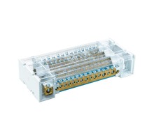 Блок распределительный на DIN рейку с выносной клеммой 4р 160А, 11х7мм 2х8мм  2х9мм 1х12мм  BD3160164  DKC